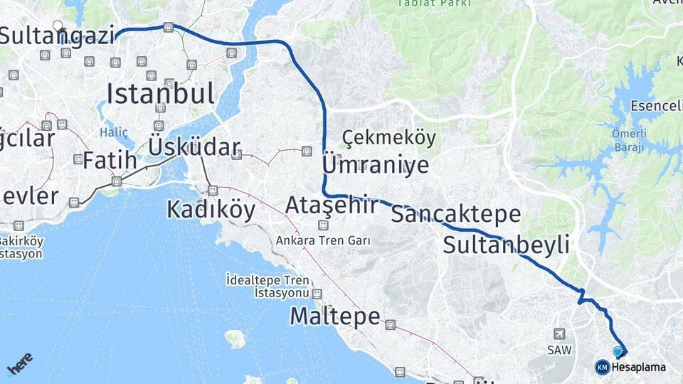 Orhanlı Sultangazi Arası Kaç Km - Yol Tarifi