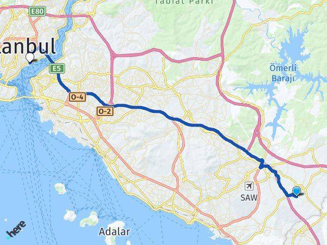 Orta Beşiktaş Arası Kaç Km - Yol Tarifi