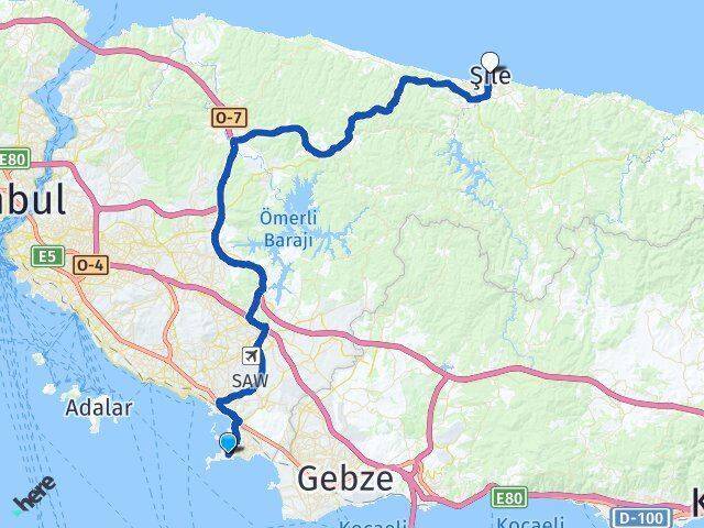 Postane Şile Arası Kaç Km - Yol Tarifi