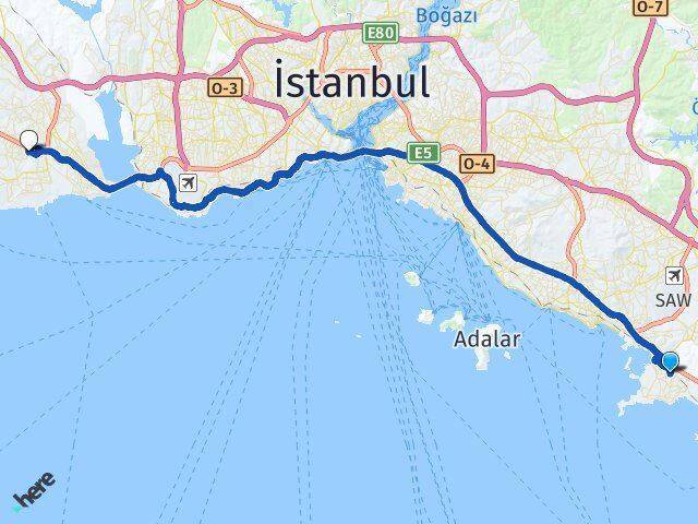 Yayla Beylikdüzü Arası Kaç Km - Yol Tarifi
