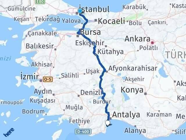 Adem Yavuz Kiriş Arası Kaç Km - Yol Tarifi