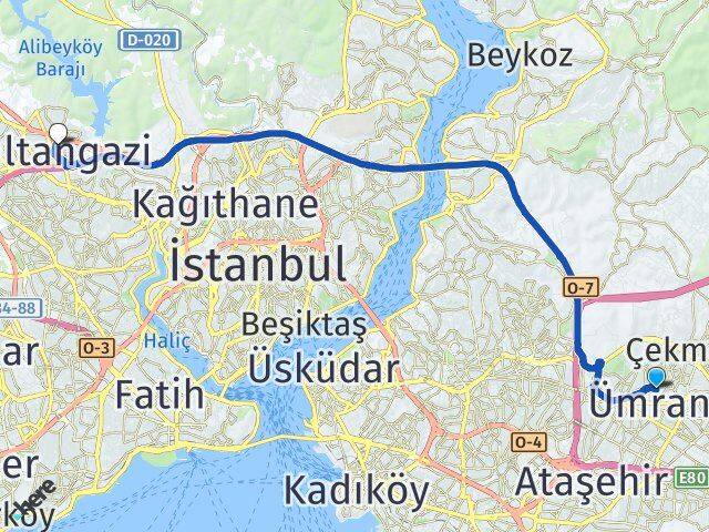 Adem Yavuz Sultangazi Arası Kaç Km - Yol Tarifi