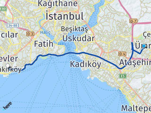 Altınşehir Bakırköy Arası Kaç Km - Yol Tarifi