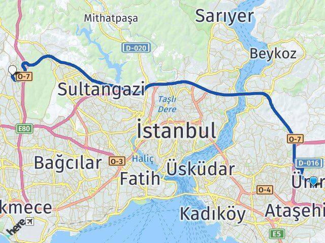 Altınşehir Başakşehir Arası Kaç Km - Yol Tarifi