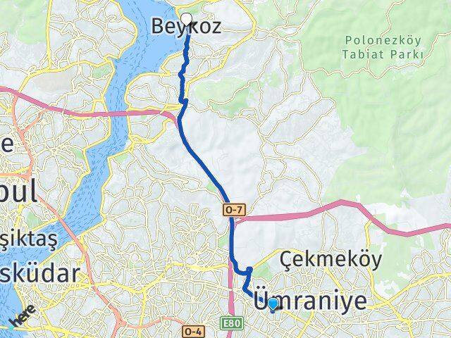 Altınşehir Beykoz Arası Kaç Km - Yol Tarifi