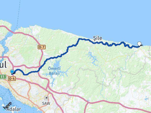 Armağanevler Ağva Arası Kaç Km - Yol Tarifi