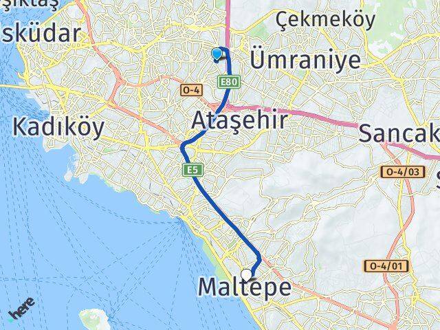 Armağanevler Maltepe Arası Kaç Km - Yol Tarifi