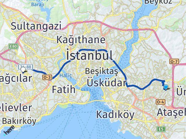 Atakent Esenler Arası Kaç Km - Yol Tarifi
