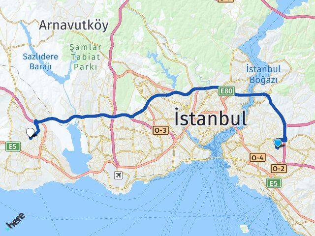 Atakent Esenyurt Arası Kaç Km - Yol Tarifi