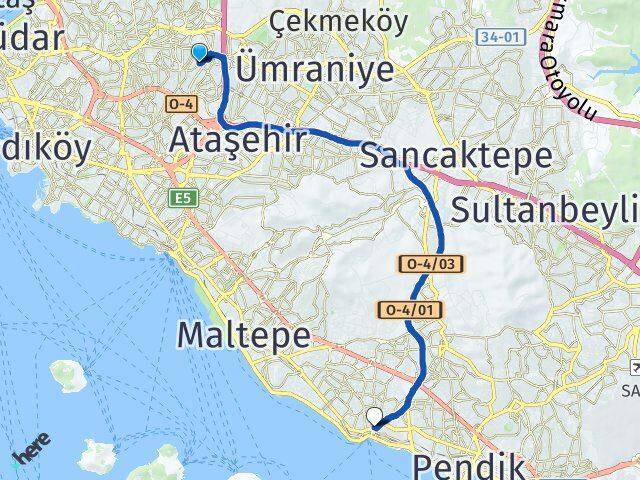 Atakent Kartal Arası Kaç Km - Yol Tarifi