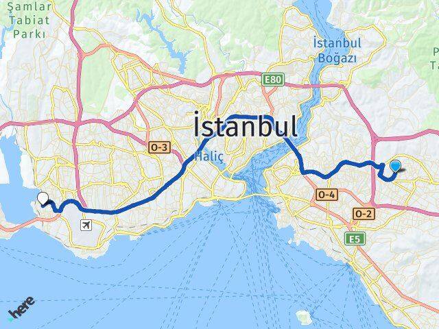 Cemil Meriç Küçükçekmece Arası Kaç Km - Yol Tarifi