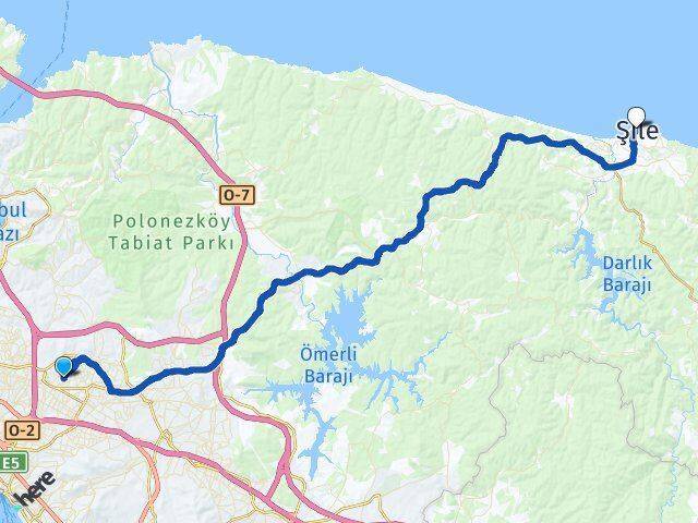 Cemil Meriç Şile Arası Kaç Km - Yol Tarifi