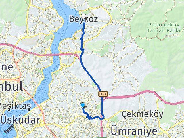 Elmalıkent Beykoz Arası Kaç Km - Yol Tarifi