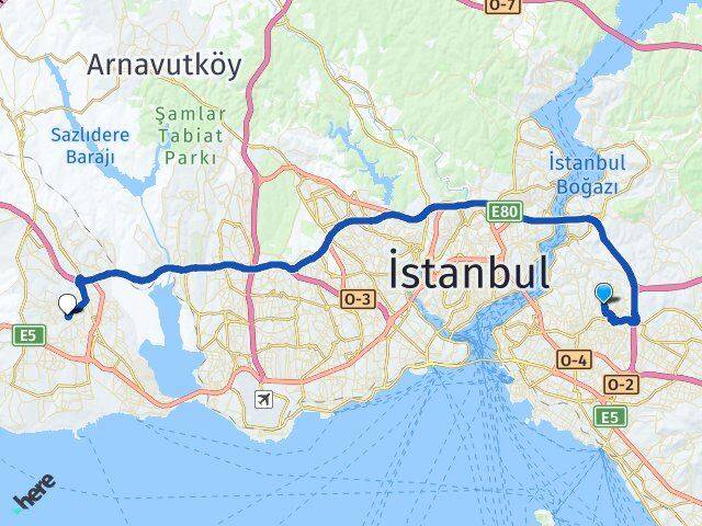 Elmalıkent Esenyurt Arası Kaç Km - Yol Tarifi