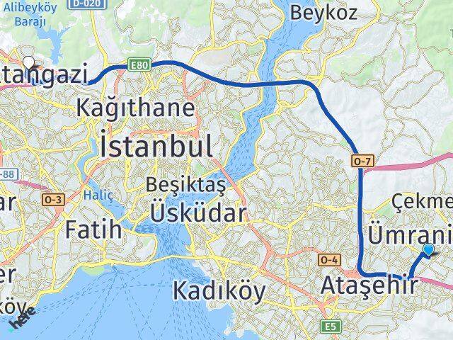 Esenşehir Sultangazi Arası Kaç Km - Yol Tarifi