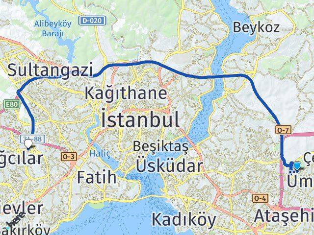 Ihlamurkuyu Esenler Arası Kaç Km - Yol Tarifi