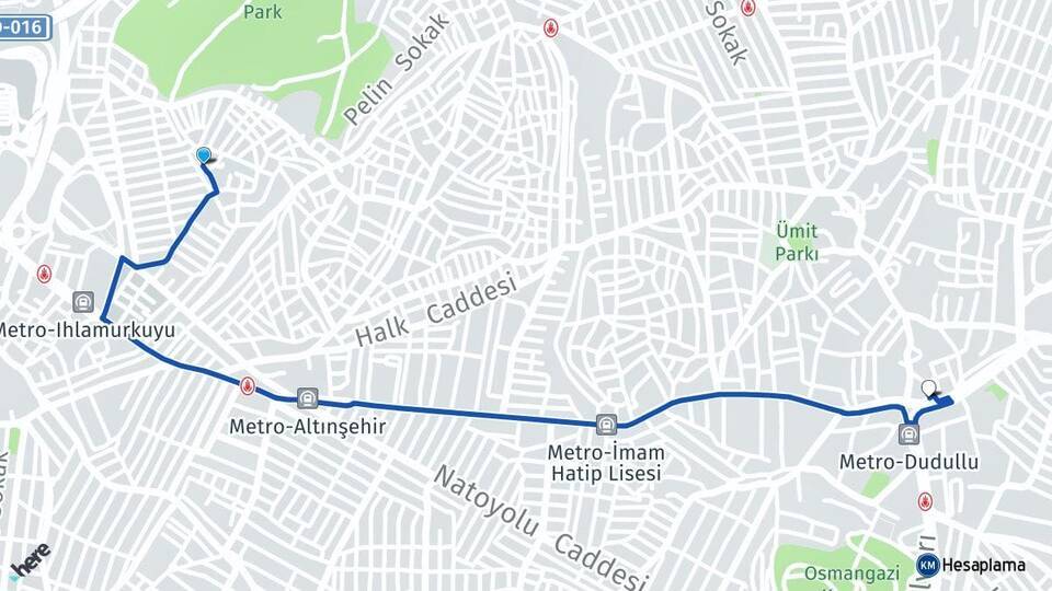 Ihlamurkuyu Ümraniye Arası Kaç Km - Yol Tarifi