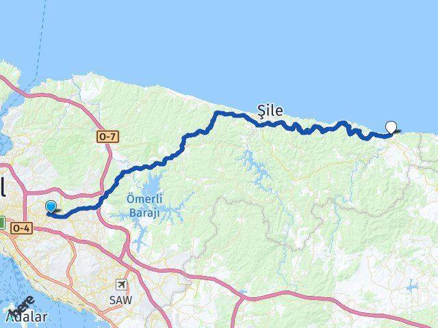 Necip Fazıl Ağva Arası Kaç Km - Yol Tarifi
