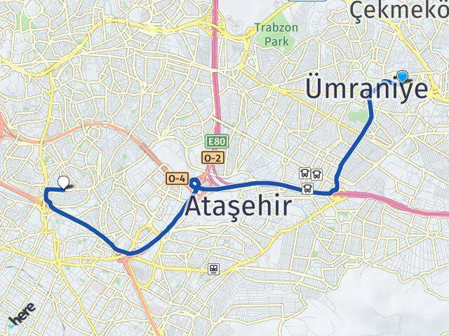Necip Fazıl Örnek Arası Kaç Km - Yol Tarifi