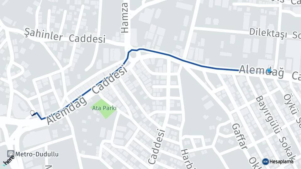 Necip Fazıl Ümraniye Arası Kaç Km - Yol Tarifi