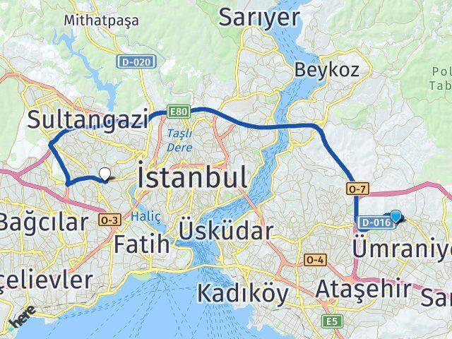Parseller Gaziosmanpaşa Arası Kaç Km - Yol Tarifi
