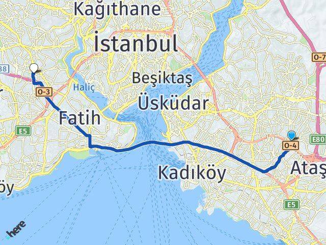 Site Bayrampaşa Arası Kaç Km - Yol Tarifi