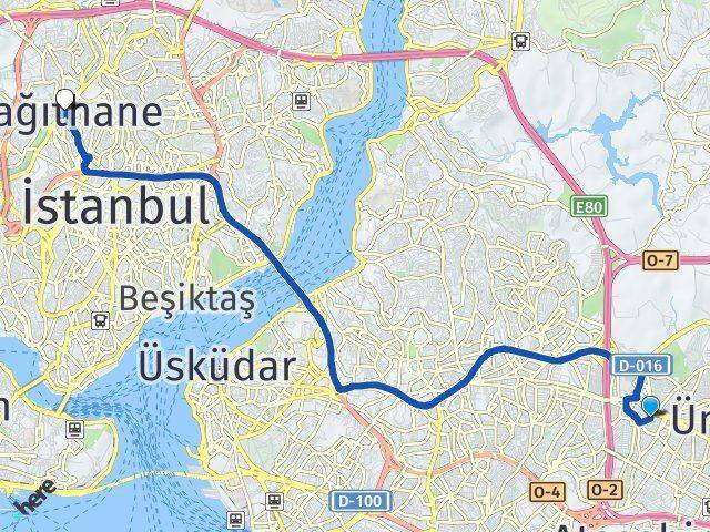 Tepeüstü Kağıthane Arası Kaç Km - Yol Tarifi