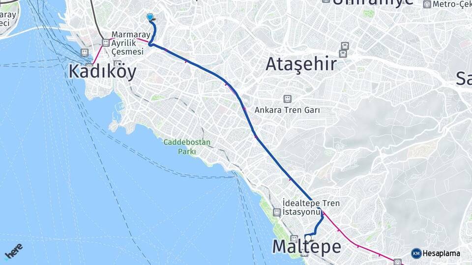 Acıbadem Maltepe Arası Kaç Km - Yol Tarifi