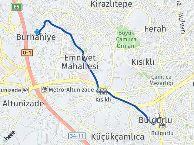 Burhaniye Bulgurlu Arası Kaç Km - Yol Tarifi