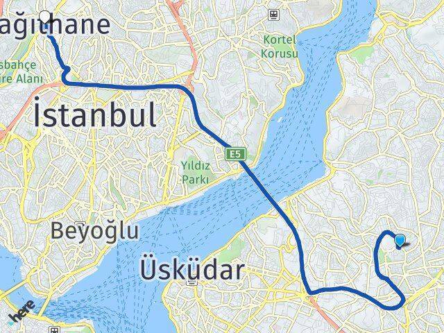 Ferah Kağıthane Arası Kaç Km - Yol Tarifi