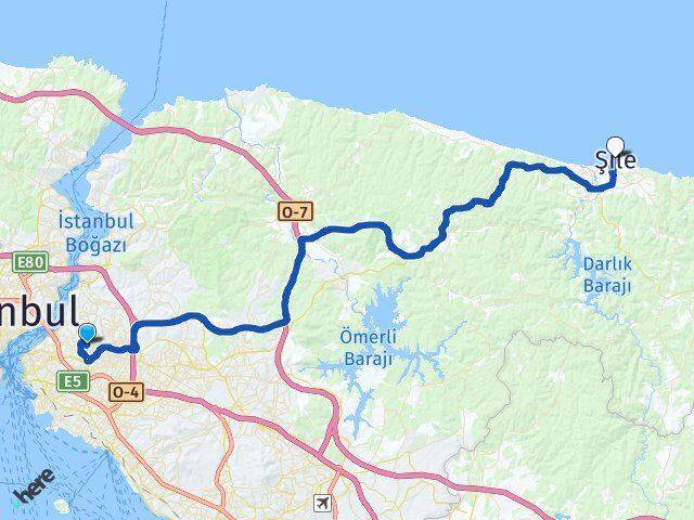 Ferah Şile Arası Kaç Km - Yol Tarifi