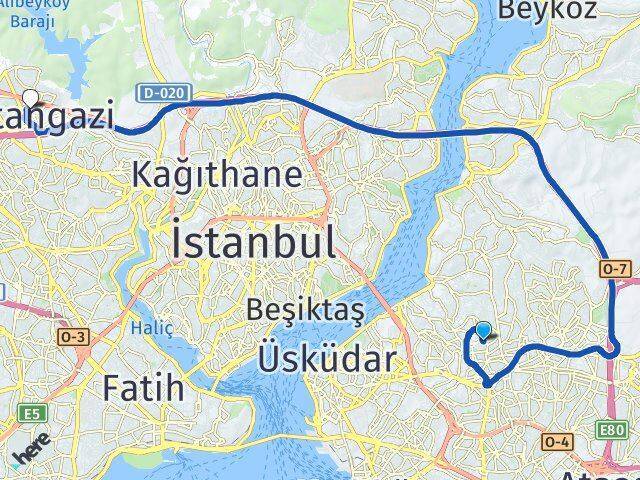 Ferah Sultangazi Arası Kaç Km - Yol Tarifi