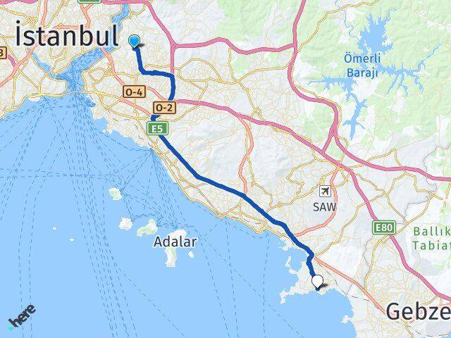 Güzeltepe Tuzla Arası Kaç Km - Yol Tarifi