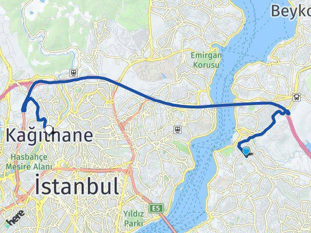 Küçüksu Kağıthane Arası Kaç Km - Yol Tarifi