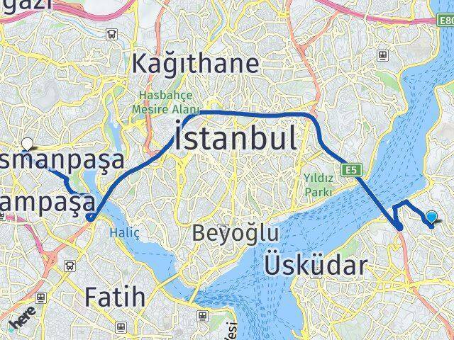 Küplüce Gaziosmanpaşa Arası Kaç Km - Yol Tarifi