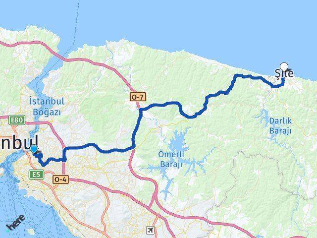 Küplüce Şile Arası Kaç Km - Yol Tarifi