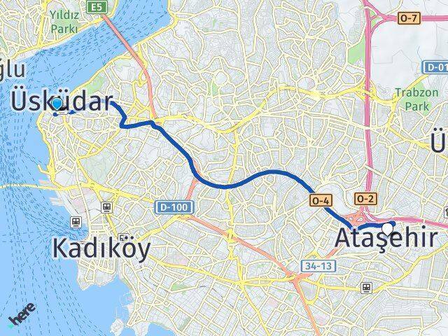Mimar Sinan Ataşehir Arası Kaç Km - Yol Tarifi