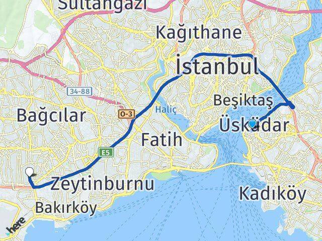 Mimar Sinan Bahçelievler Arası Kaç Km - Yol Tarifi