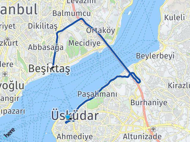 Mimar Sinan Beşiktaş Arası Kaç Km - Yol Tarifi