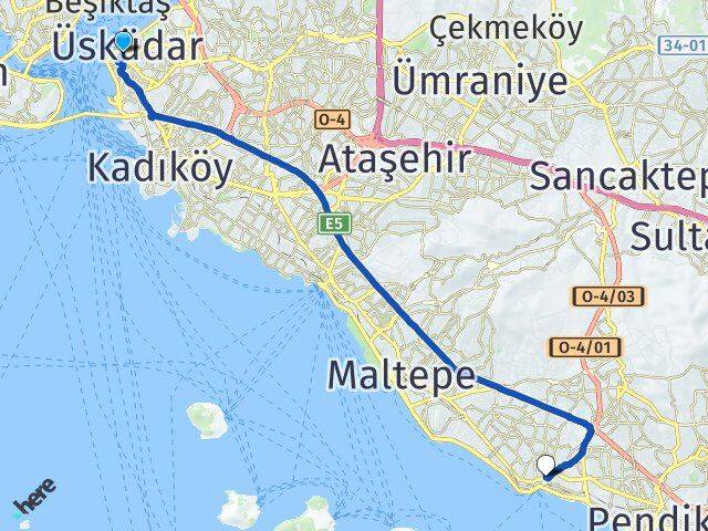 Mimar Sinan Kartal Arası Kaç Km - Yol Tarifi