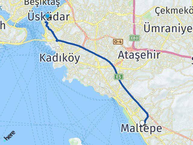 Mimar Sinan Maltepe Arası Kaç Km - Yol Tarifi