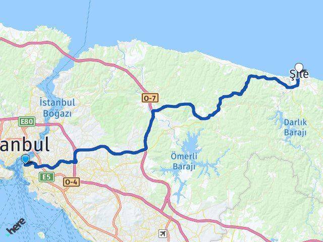 Mimar Sinan Şile Arası Kaç Km - Yol Tarifi