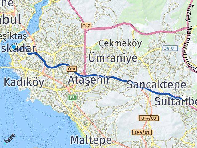 Mimar Sinan Sultanbeyli Arası Kaç Km - Yol Tarifi
