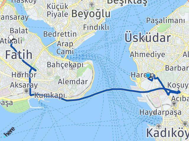 Selimiye Atikali Arası Kaç Km - Yol Tarifi