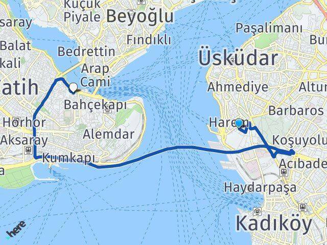 Selimiye Demirtaş Arası Kaç Km - Yol Tarifi