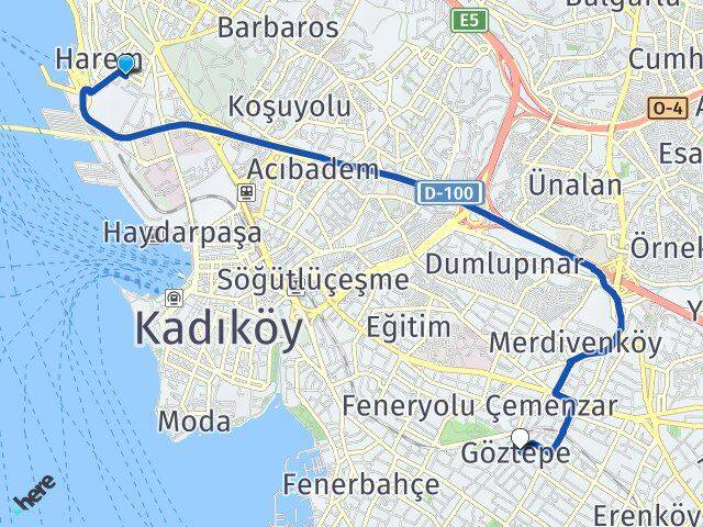 Selimiye Göztepe Arası Kaç Km - Yol Tarifi