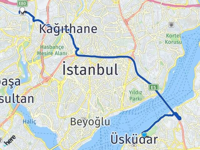 Sultantepe Alibeyköy Cep Otogarı Arası Kaç Km - Yol Tarifi
