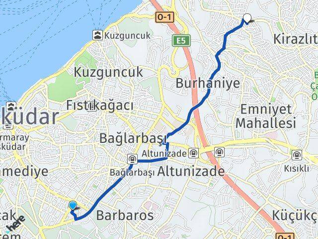 Zeynep Kamil Küplüce Arası Kaç Km - Yol Tarifi