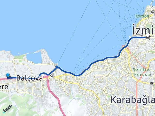 İnciraltı Basmane Tren Garı Arası Kaç Km - Yol Tarifi