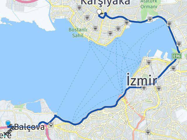 İnciraltı Dedebaşı Arası Kaç Km - Yol Tarifi